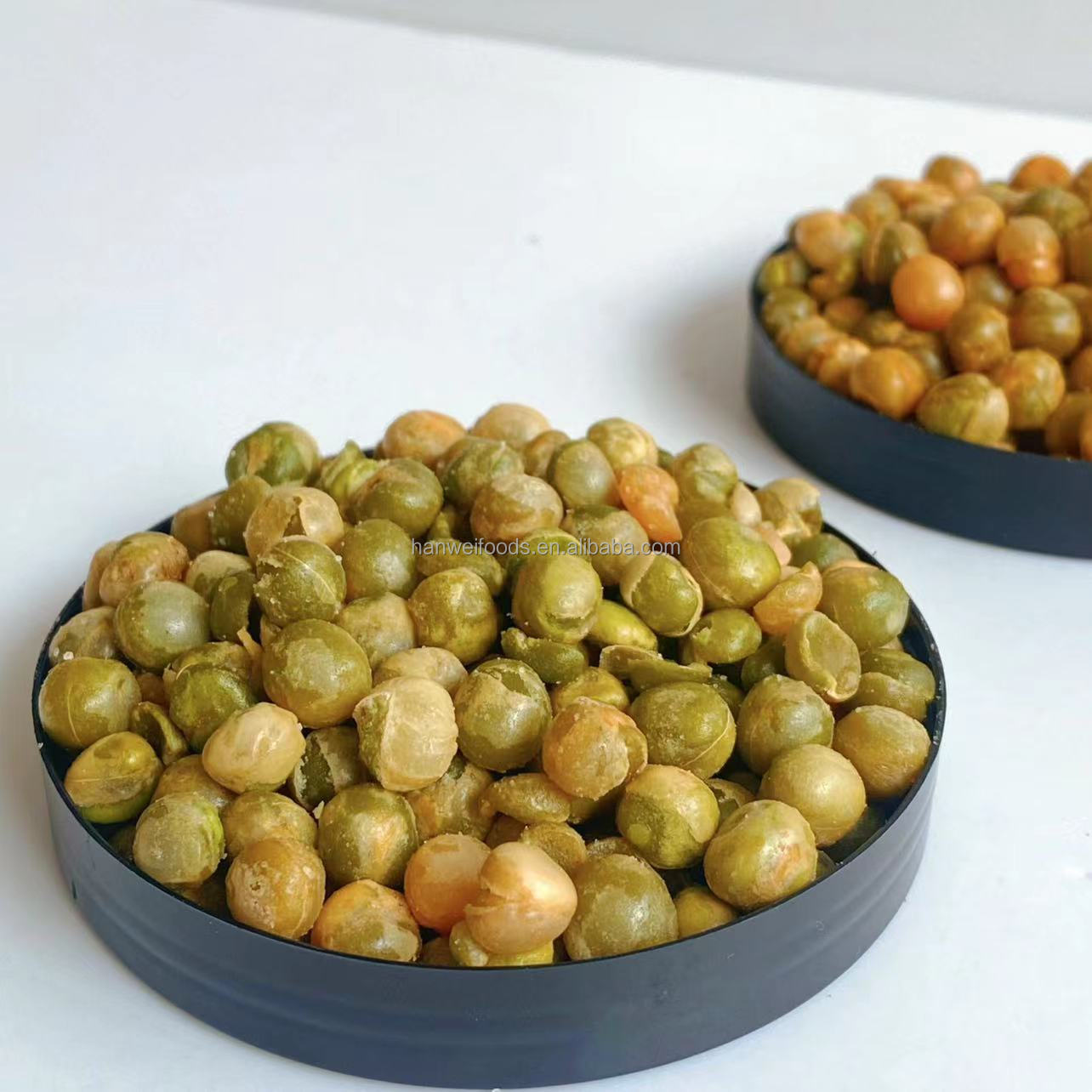 Wholesale BRC OU KOSHER Certified Fried Snacks Garlic Flavor Green Peas