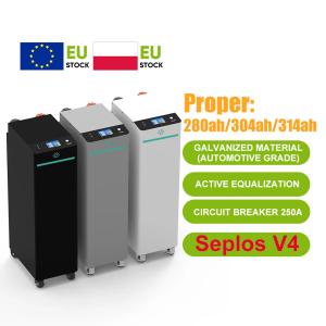 China EU STCOK free shipping seplos v4 DIY Battery kits 51.2V 15KWH Parallel up to 16P with 250A UL Certified DC Breaker Included wholesale