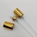 18mm Crimp Spray Pump Golden Metal Perfume Bottle Spray Pump With Over Cover