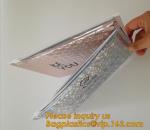 Promotional inner package shipping slider bubble bag,Plastic clear bubble bag
