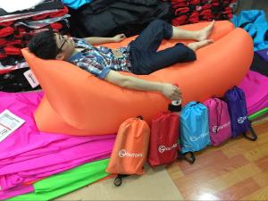 China Inflatable sleeping bag, Air Filling Banana Sleeping Bag, inflatable sleeping lay bag Lamz wholesale