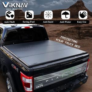 China Viknav for Ford F150 Truck Bed Replacement Tonneau Cover Matte Black Trifold wholesale