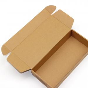 China Cheap Plain Kraft paper small jewelry box wholesale customized printing on sale