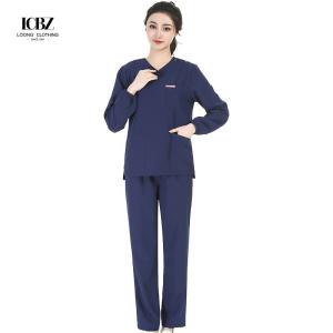 China Ready to Ship Eco-friendly Recycle Pre-Sale Nursing Scrubs Uniform Sets for Women wholesale