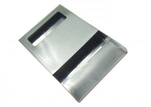 China Polished Metal Stamping Parts , Stainless Steel Business Card Holder Brushed Surface wholesale