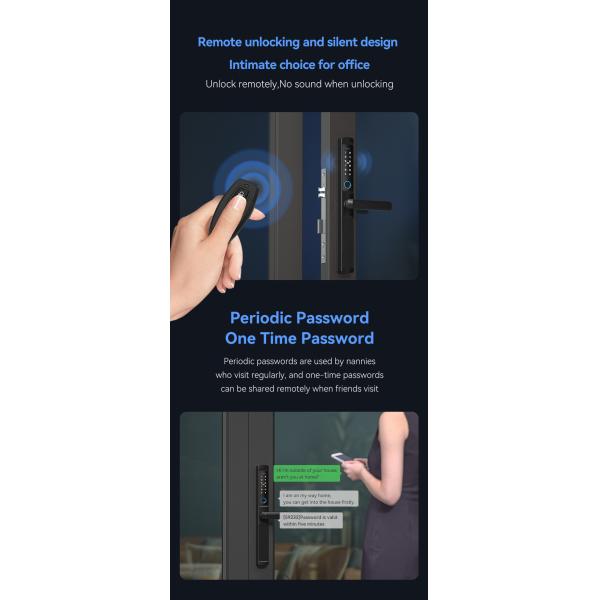 Sliding Electric TTlock Smart Lock Keyless Biometric Door Lock