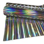 Flexo Rainbow Holographic Foil Cold Stamping Silver Holographic Foil For Wet