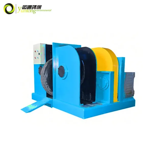 Heavy-Duty Twin Hook Tire Debeader for Scrap Processing