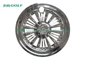 China Durable Silver 10 Inch Golf Cart Hub Caps Golf Cart Parts 31 X 24.4 X 24.4 Cm wholesale