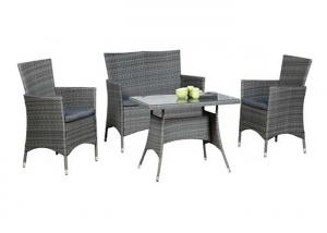 China Mould Resistant Garden Rattan Set , PP Rattan Garden Table And Chairs on sale