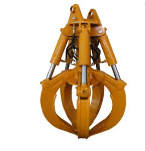 China Customized 1-50t Excavator Orange Peel Grab Hydraulic Rotating wholesale