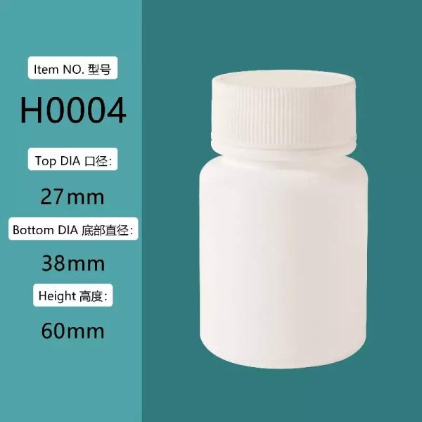 40ml Empty Medicine Bottles with Screw Cap for Pills Capsules Vitamins