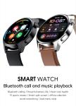 IP67 Bluetooth Call Smart Bracelet 260mAh Music Player Silicone Wristband