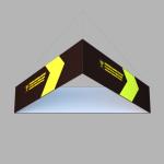 60in X 48in Pop Up Exhibition Display Triangle Hanging Sign Exhibition Booth