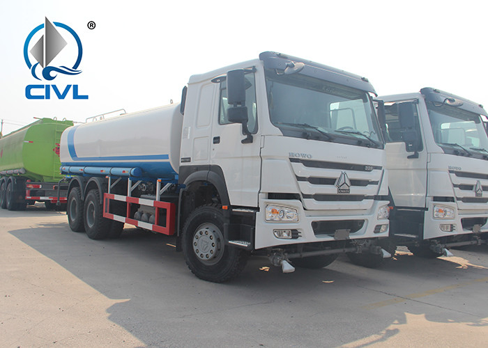 Sinotruk howo 6x4 371HP 20m3 water spray bowser tanker sprinkler tank truck for sale