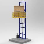 Warehouse Hydraulic Cargo Lift 1000kg 3m Vertical Freight Elevator