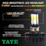 YAYE M6 COB 6000LM LED Headlight Bulbs for Motorcycles The Ultimate Lighting