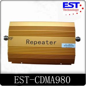 China 27dBm CDMA Cell Phone Repeater , CDMA980 Signal Amplifier high frequency wholesale
