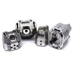 Micromachcining CNC Turning Parts Steel Tube Clamps Aluminum / Stainless Steel