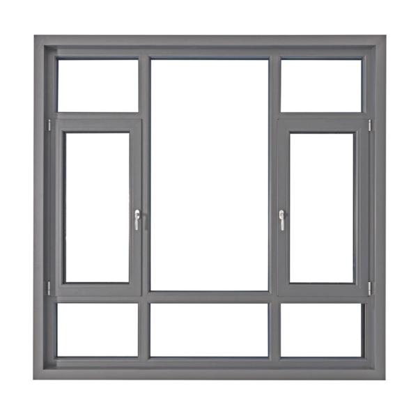 Wind Pressure Resistance Level 9 Triple Glazed Casement Windows for Custom