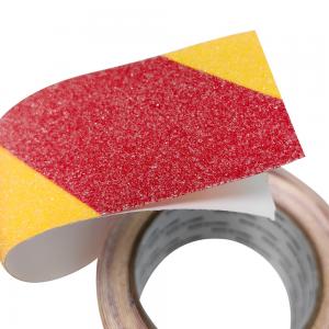 China 50mm X 5m PVC Frosted Anti Slip Tape For Stair Safety In Red Yellow wholesale
