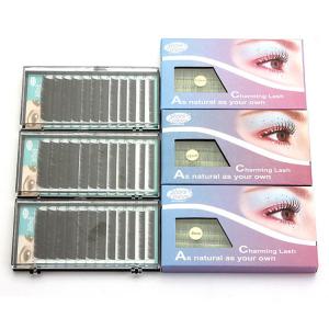 China natural charming eyelash paper packaging box with window wholesale