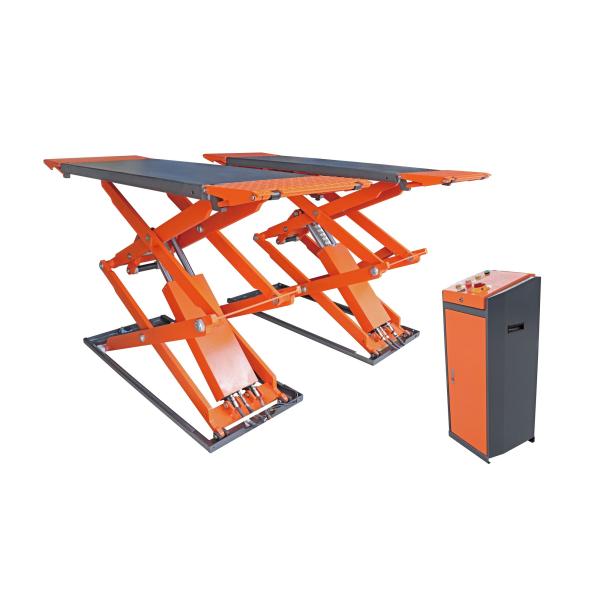 Full Rise Automotive Scissor Lift 1850mm Lifting Height With Pneumatic Safety
