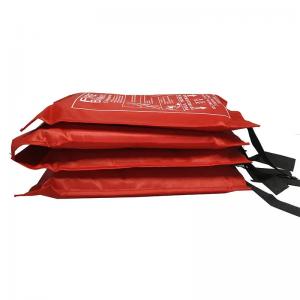 China 1*1 1.2*1.2 Fiber Glass Fire Blanket For Heat And Flame Protection wholesale