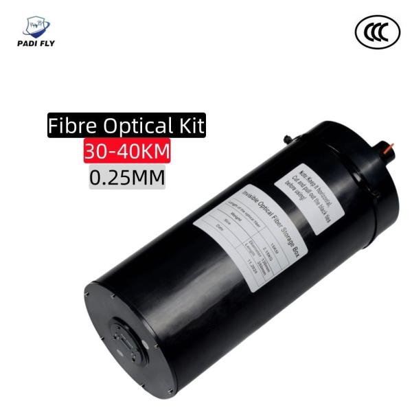Customized 0.25mm Ultra Lightweight Dome Enclosure Drone Fiber Optic Kit for