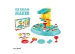 Ice Cream Maker Dinosaur Park DIY Dough Arts And Crafts Toys Age 3 Toddler 23Pcs