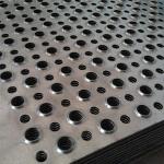 ASTM 304 Perforated Stainless Steel Sheet Hot Rolled Plate Round Hole 10mm
