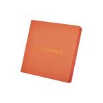 Hard Cardboard Paper Packing Boxes Orange Color With Custom Logo