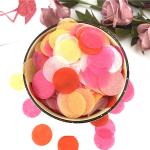 Multi Colors Special Round Shape Tissue Paper Decorative Filler Paper for