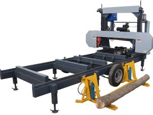 China Portable Sawmill with Trailer Mobile Log Band Sawmill, Hydraulic Saw Mills,Portable Wood Bandsaw Sawmill wholesale