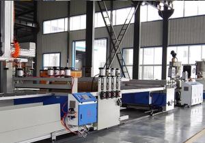 China WPC Plastic Panel Board Production Line 380V 50HZ PVC Foam Board Extrusion Machine wholesale