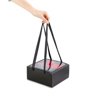 China Elegant Paper Packaging Boxes for Square Flower Bouquet Gift Elegant wholesale
