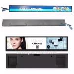 Custom Stretched Bar LCD Display 1920x540 Multiple Size Supermarket Shelves LCD