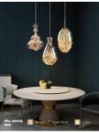 Nordic Full Copper Lamp Luxury Post-modern Crystal Chandelier(WH-AP-554)