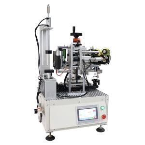 China Semi-automatic Barcode Label Printing Machine for Shampoo Cosmetic Bottle in Cartons Packaging Type wholesale