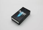 Black Color Anti Counterfeit Packaging , Paper Material Condom Tamper Proof