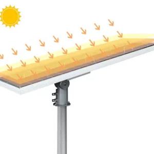 China 2700K LED Solar Integrated Lamp IP65 Waterproof Aluminum LED Street Light wholesale