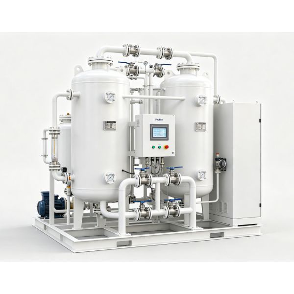 Unenclosed PSA Nitrogen Generator