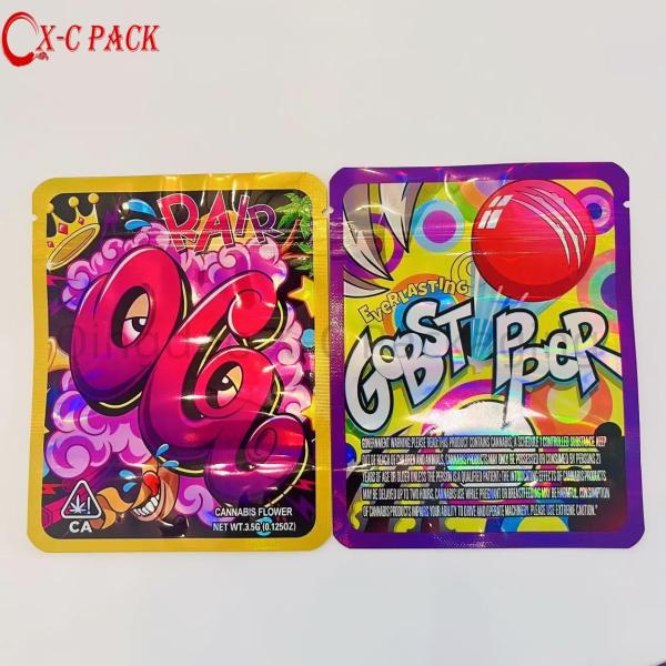 3.5g 7g 14G 28g Custom Smell Proof Print Box Cali Pack Cookie Packaging Gummy 1