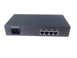 China WD-504M-PoE(af) 4 Ports 500Mbps PoE power supply PLC Ethernet bridge wholesale