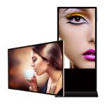 Fullscreen 75" 85" 4K LCD Advertising Display For Indoor Screen Advertising