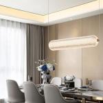 Customized Tricolor Modern LED Acrylic Chandelier Ceiling Lamp Diamond Shaped