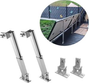China Adjustable Solar Metal Roof Bracket for RV System Aluminum Energy Solar Ground Product wholesale