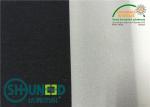 Lady's Thin Fabric Fusible Woven Interlining Shrinkage Resistant Black PA