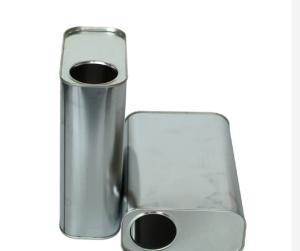 China 0.21mm Empty Tin Cans With Lids 1L Large Square Tin Containers wholesale