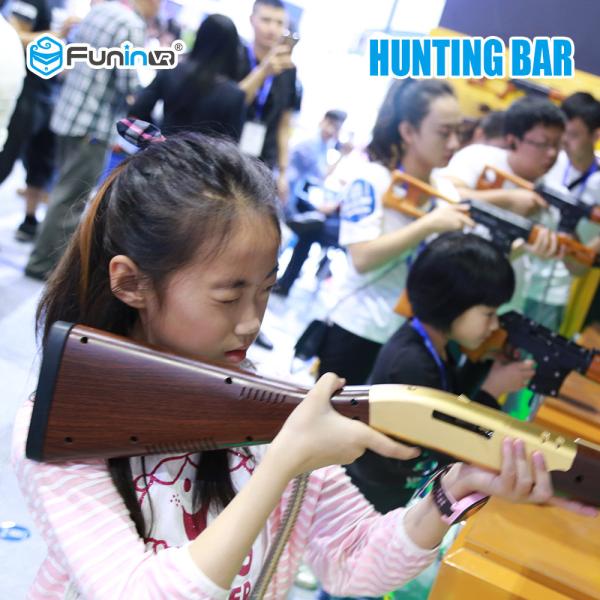 Hunting Bar VR Equipment VR 2D / 3D Exciting Gun Shooting Game Machine For
